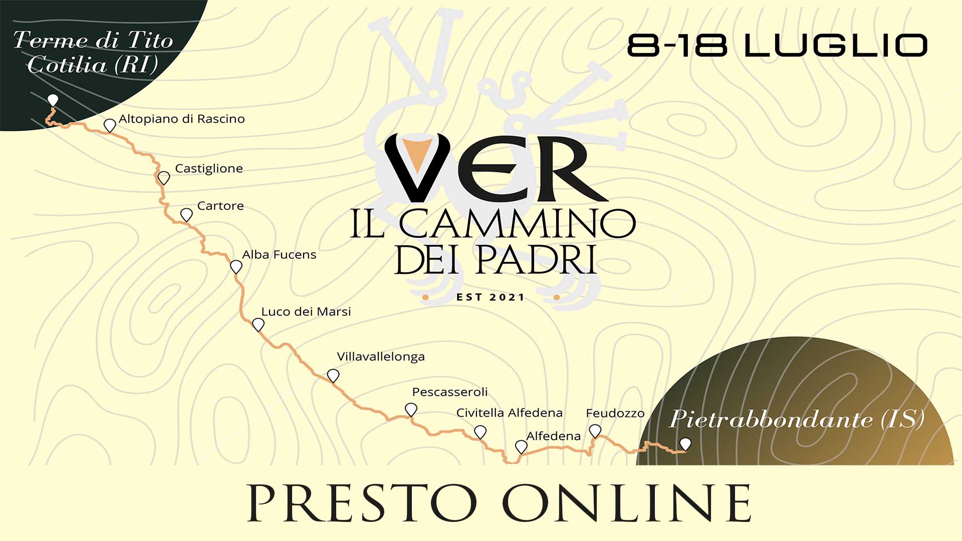 Il VER, il cammino dei padri, cammino e sentiero escursionistico, olistico, tra storia borghi e parchi nazionali 44 home R2